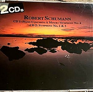 SCHUMANN ROBERT-CD1:PIANO CONCERTO A MINOR / SYMPHONY NO.4 - CD2:SYMPHONY NO.1&3 -ΔΙΠΛΟ CD