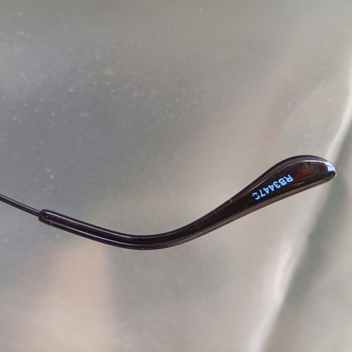 Ray-Ban sunglasses used, mirrored, black with hard case