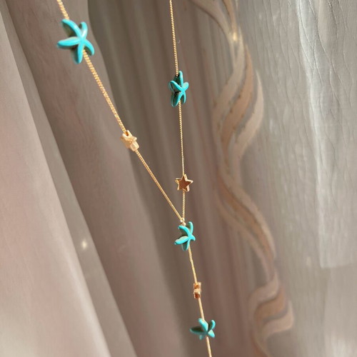 Necklace with stars brand new from closed boutique
