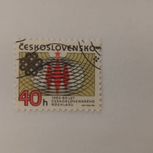 Czechoslovakia 1983 Stamp 60 Years Radio Like New