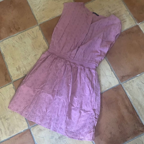 Sisley pink dress like new for girls 13-14 years, size 170 cm
