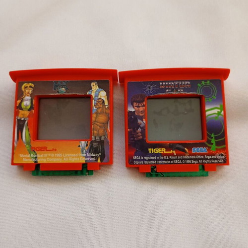 Tiger R-Zone Retro Game Cartridges Mortal Kombat 3 & Virtua Cop used