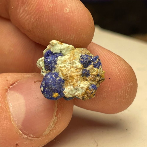 Achourite gypsum limonite new, beautiful piece from Lavrio