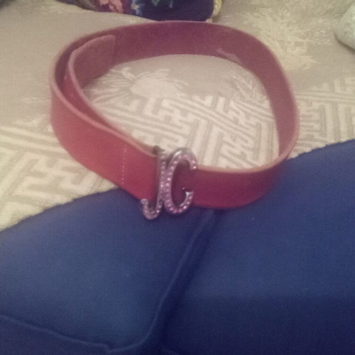 Just Cavalli authentic belt, pink fuchsia, size 100