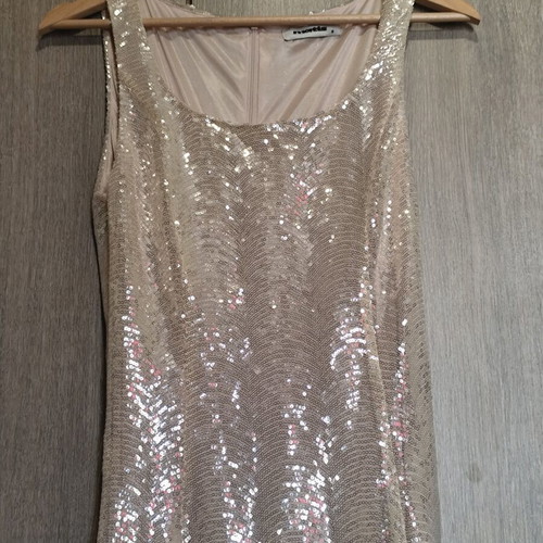 Matis Fashion sequin dress Small, like new, gold