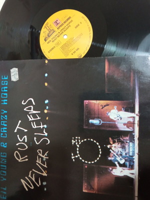 Neil Young & Crazy Horse Rust Never Sleeps LP record