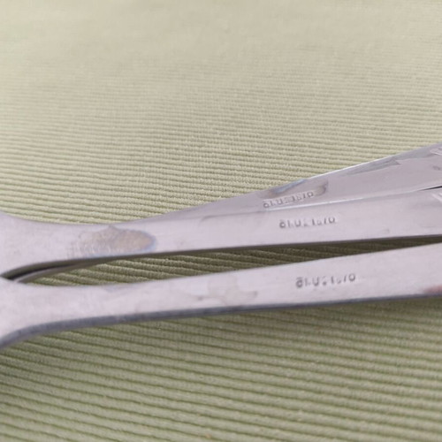 Forks used, set of 5 stainless steel