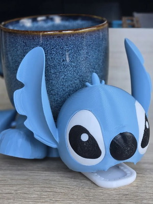 3D Printed Stitch Cup Holder new, cute and decorative