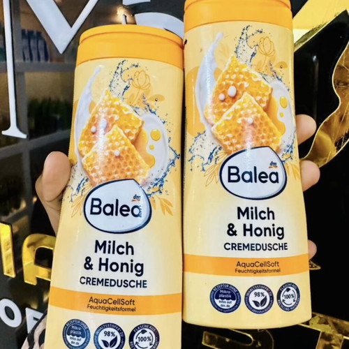 Balea shower gel set Milk & Honey 2 pieces new