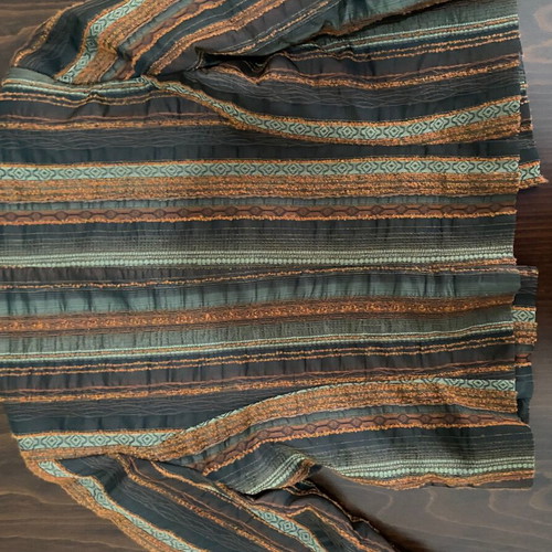 Absolute women's striped jacket like new, brown and orange, size 3
