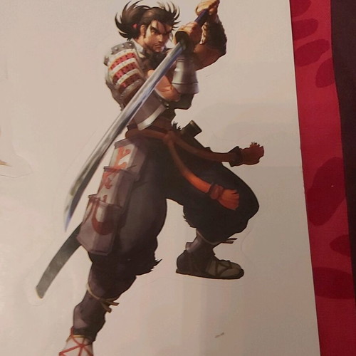 Soul Calibur 2 sticker like new, A4 size