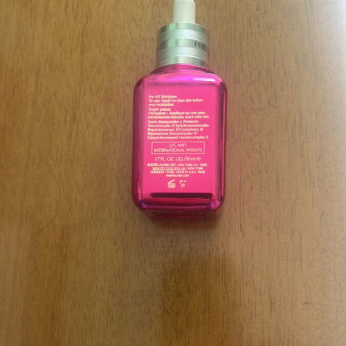 Estee Lauder Advanced Night Repair pink empty bottle like new with dropper