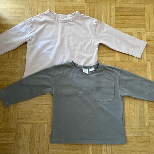 Cotton blouses fall/spring, pack of 2, age 3-4, size 104 cm