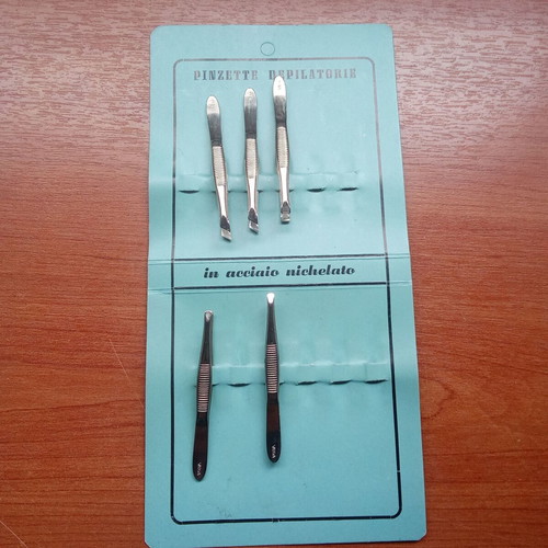 Premax Make Up grooming tweezers pack from 1980s new