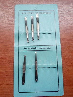 Premax Make Up grooming tweezers pack from 1980s new