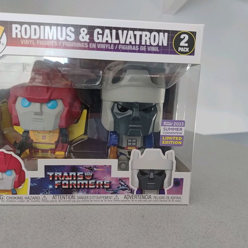 Funko Pop! Transformers Rodimus & Galvatron Limited Edition new