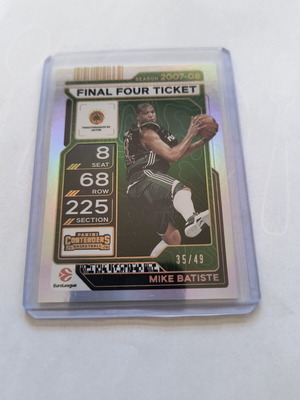 Κάρτα Mike Batiste 2025-26 Panini Contenders Euroleague Basketball καινούργια