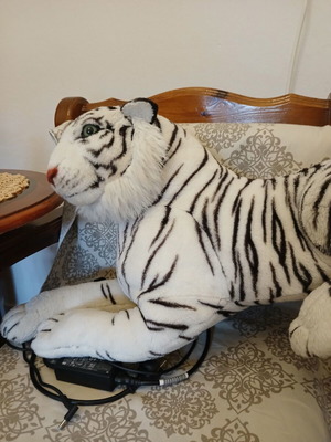 Plush tiger toy