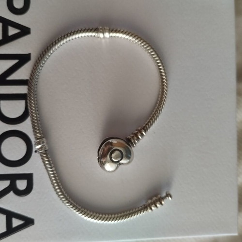 Pandora heart bracelet, size 18, with box, like new