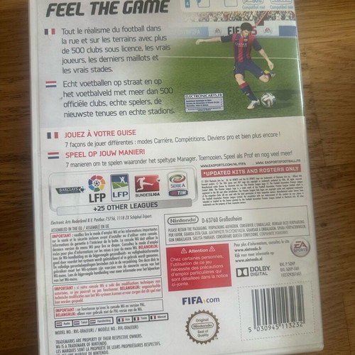 Fifa 15 Nintendo Wii used with manual