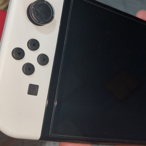 Nintendo Switch OLED White 2024 used with Splatoon 3 and extras