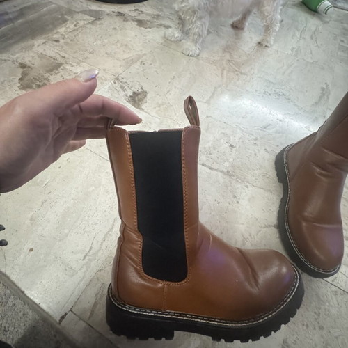 Women's brown ankle boots like new, size 39