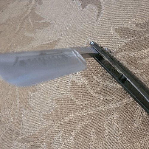 Straight Razor Dovo with Bakelite Handle and Parker Leather Case new