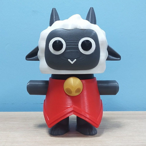 Cult of the Lamb figure 3D printed, 12 cm, new
