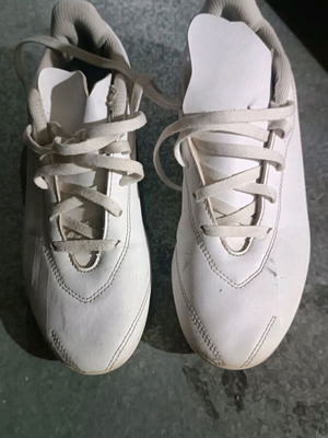 Adidas football shoes used, white, size 36.5