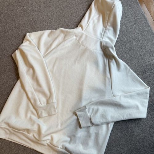 Nike Sportswear hoodie like new, cream color, size L