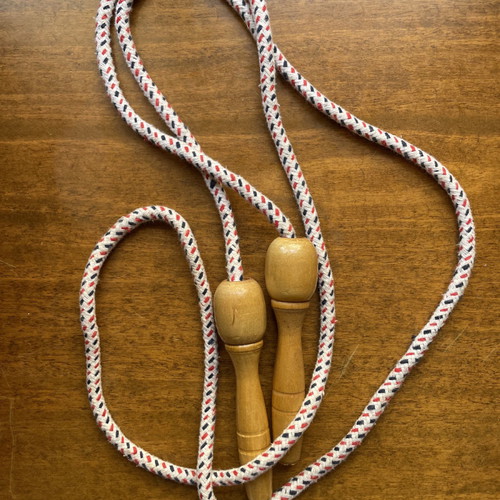 Fitness jump rope used