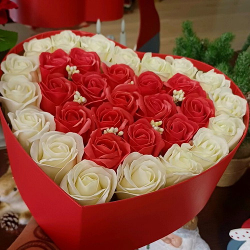 Soap leaf roses new decorative