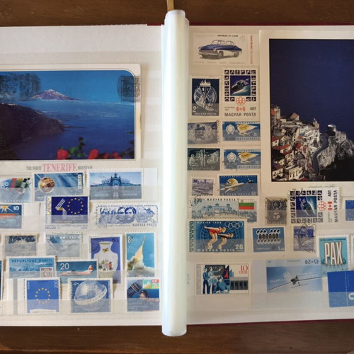 50 Shades of Blue philatelic album