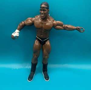 WWE WWF EliJah Burke Action Figure 2003 Jakks Pacific Titan Pro Wrestling KG