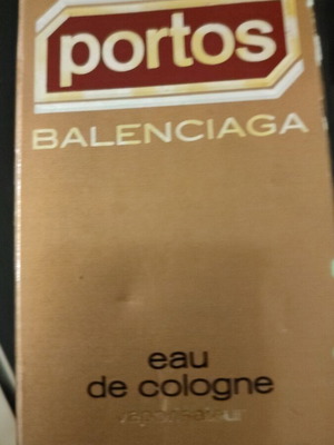 Portos Balenciaga Eau de Cologne vintage discontinued, 15 ml