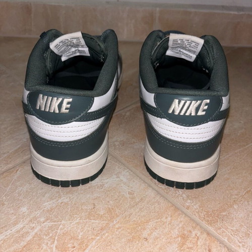 Nike Dunk Low Sneakers like new, size 44, white and green