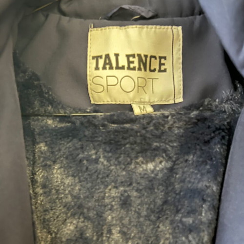 Talence jacket new, blue, hooded with synthetic fur lining