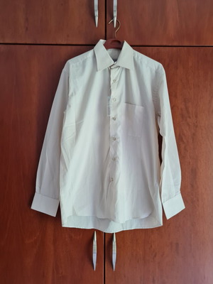 Pinaldi Italian dress shirt new, size S and M, beige