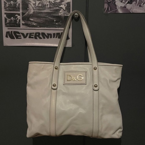 Dolce & Gabbana Bag Estelle used, shoulder, beige with marks