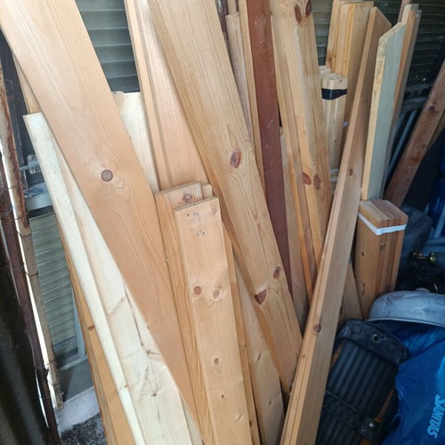 Wooden boards used, pack of 100, pine and fir
