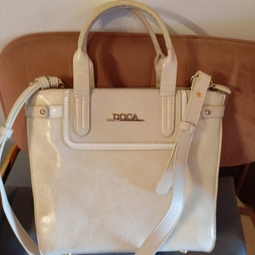 Doca crossbody bag like new, beige, summer style