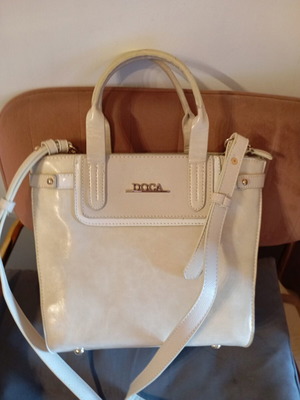 Doca crossbody bag like new, beige, summer style