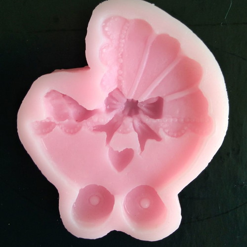 BABY STROLLER SILICONE MOLD FOR CONFECTIONERY