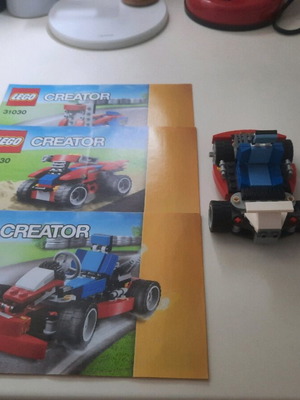 LEGO Creator 31030 Red Go-Kart used, missing pieces