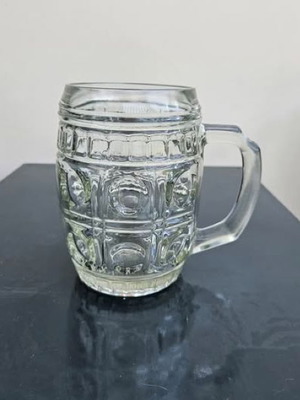 Beer stein tankard collectible glass, set of 3