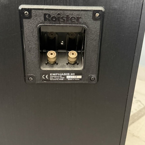 Roister Emphasis 40 floorstanding speakers like new, 240W max power