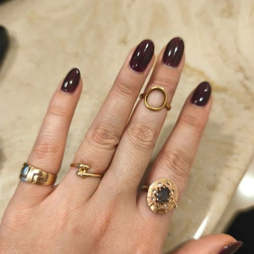 Ethnasia ring new, gold color