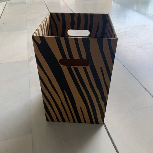 Y2K cardboard storage basket