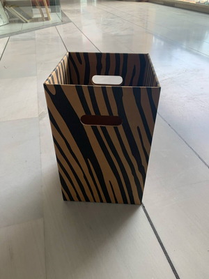 Y2K cardboard storage basket