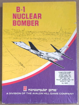 B-1 Nuclear Bomber game like new, complete box
